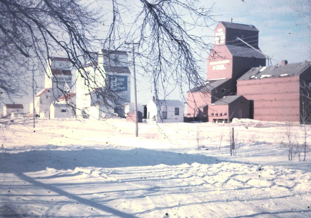 Picture of the 3 elevators in Summerberry.